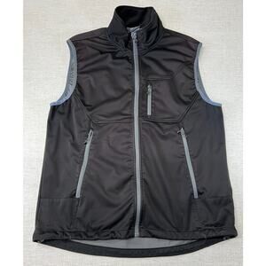 Little Donkey Andy Black Softshell Vest- Men's XL